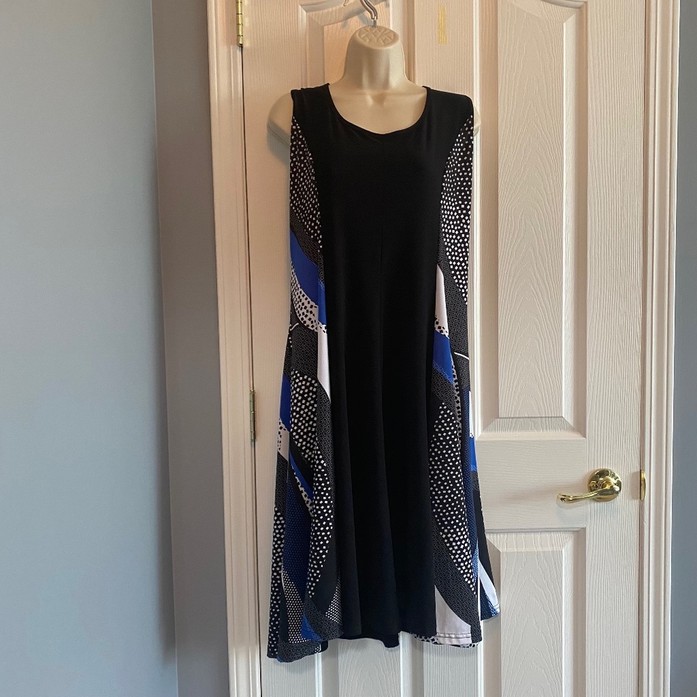 Gitane Panelled Fit & Flare Dress Sz XL